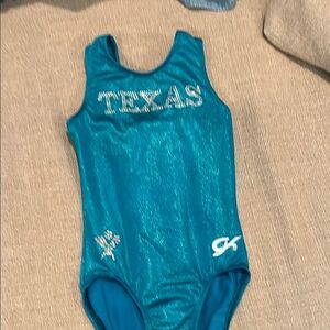 GK Teal Gymnastics Leotard for Kids
